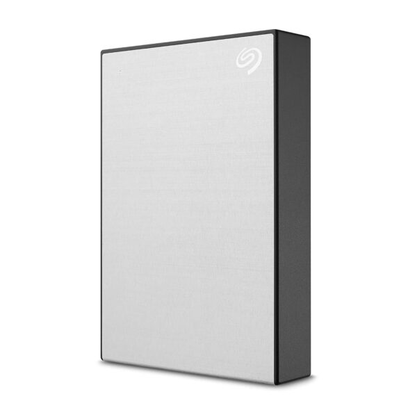 Seagate One Touch 5TB External HDD with Password Protection – Silver, for Windows and Mac, with 3 yr Data Recovery Services, and 6 Months Mylio Create Plan and Dropbox Backup Plan (STKZ5000401)