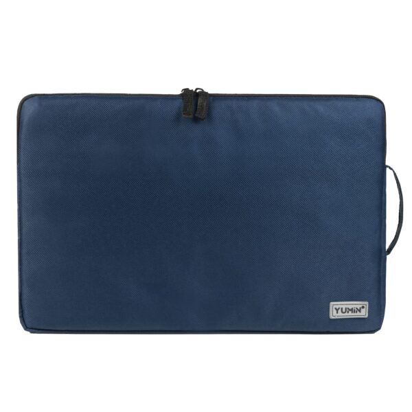 Yumin Polyester Laptop Bag Sleeve Case Cover Pouch for 15.6 inch Chromebook MacBook HP Dell Lenovo Asus Acer Ultrabook for Men & Women (Blue)
