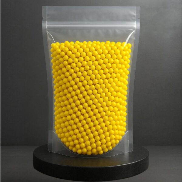 GRAPHENE 1000 BB Bullets for Pubg Laser Toy Gun 6mm BB Bullet Pack Yellow Nontoxic Plastic Pellets for Long Range Mouser & Target Shooting Air Gun Darts Not for Kids Under 14 Years