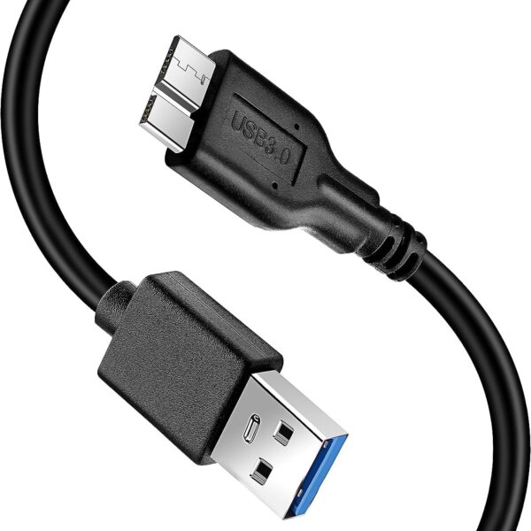 rts High speed portable External Hard Drives disk hdd USB 3.0 cable upto 5 Gbps data transfer Converter Cable compatible with Seagate wd Samsung Sony HP Toshiba Hitachi Transcend Sony Desktop Laptop
