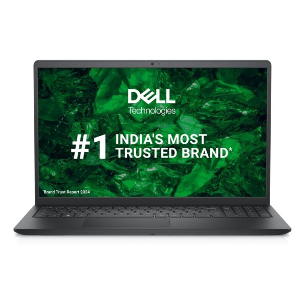 Dell Inspiron 15 3535 Laptop - 15.6 inch FHD (39.62cm) Display, AMD Ryzen 5 7520U, 8 GB RAM (2 DIMM Slots- Max Memory), 512 GB SSD, Win 11 + Office H&S 2021, Carbon Black, 1.67Kg, Ideal for Students