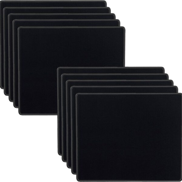 Storite 10 Pack 220mm x 180mm x 2mm Speed Type Extended Gaming Non-Slip Rubber Base Mousepad Desk Mat Keyboard Pad for Laptop/Computer Office PC & Home