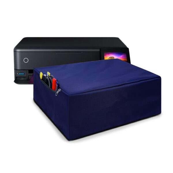 Alifiya Dust Proof Washable Printer Cover for Epson L8180 Multi-function Color Inkjet Printer - Blue