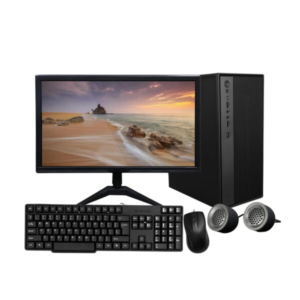 TECNICO Desktop Computer Set with 20-inch HD LED Monitor, i5 2400, 16GB RAM, 256GB SSD + 500GB HDD, 2GB Graphics Card, Windows 10, MS Office