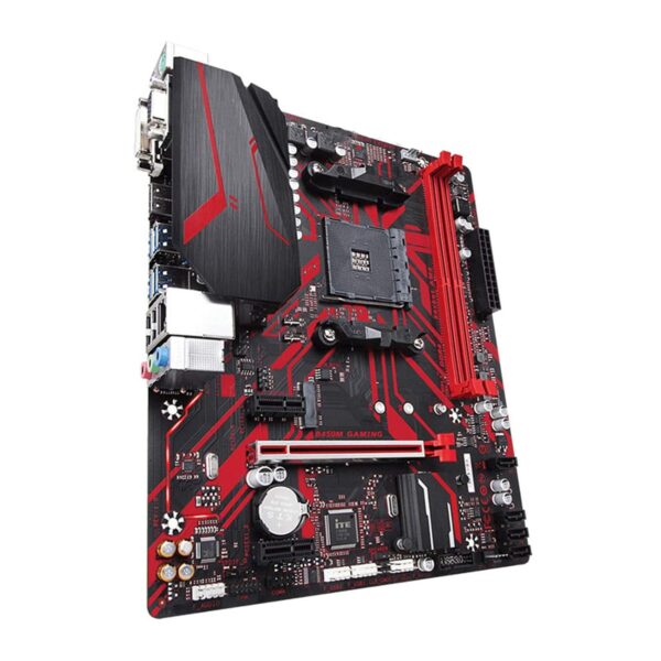 lilili Computer Motherboard Fit for Gigabyte GA B450M Gaming (rev. 1.0) AMD B450 /2-DDR4 DIMM/M.2 /USB3.1 /Micro-ATX/New/Max-32G Double Channel AM4 Motherboard Solid State Motherboard