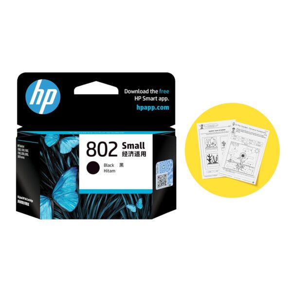 HP 802 Small Ink Cartridge - Black