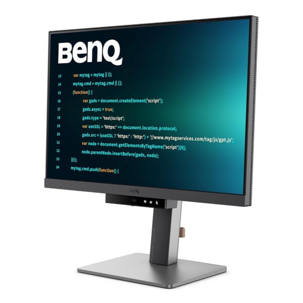 BenQ Rd240Q 24" Wqxga Programming LED Monitor|90W USB Type-C| Advanced Coding Modes| Coding Hotkey| Ergonomic Design| 16:10 Special Ratio| Circadian Mode| Eye-Care Technology| Eco-Friendly Design