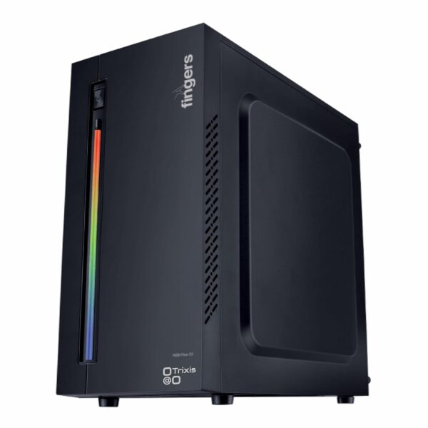 Trixis Fire 5514 Desktop PC, i5 4th Generation CPU, H81 Motherboard, 8GB DDR3 RAM,512GB, SSD and Pre-Installed Basic Software - Black