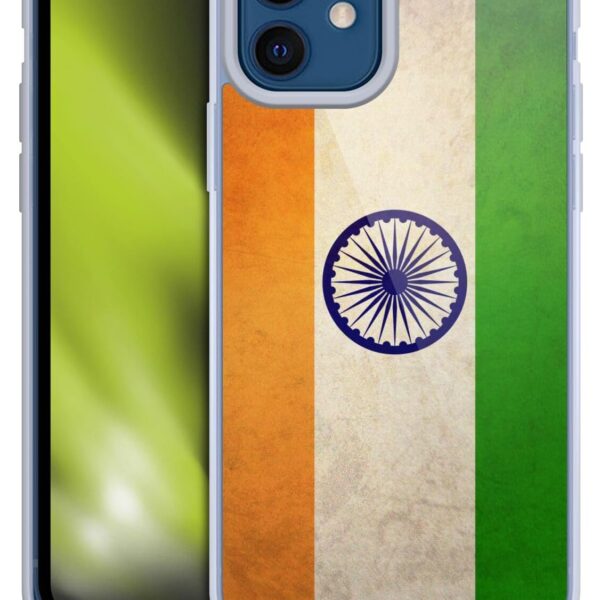 Head Case Designs India Indian Vintage Flags Soft Gel Case Compatible with Apple iPhone 12 / iPhone 12 Pro