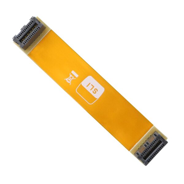 GELRHONR SLI Bridge 2 Way,GDDR4 10Cm 26Pin Flexible Graphic Card pci_e_x16 Connection Cable For Dual Nvidia Gpus Graphic Card Crossfire Interconnect - N Card