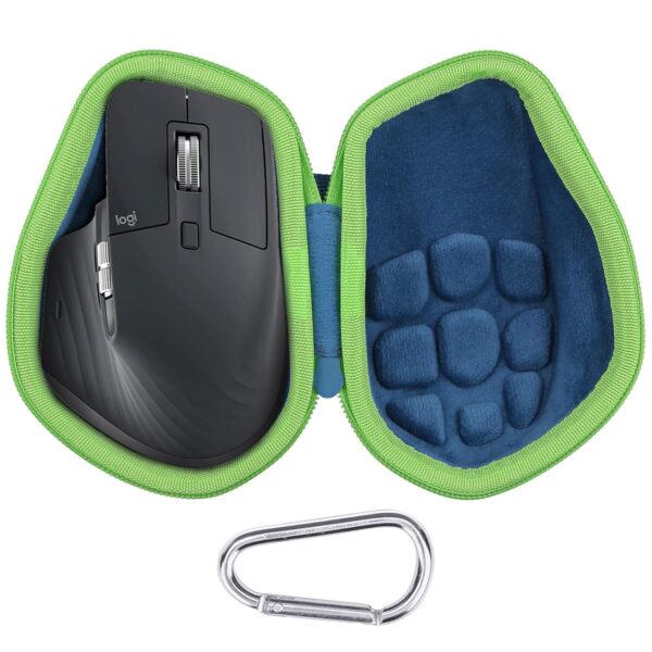 co2CREA Hard Case Replacement for Logitech MX Master 3 / 3S Wireless Performance Mouse (Blue Case)