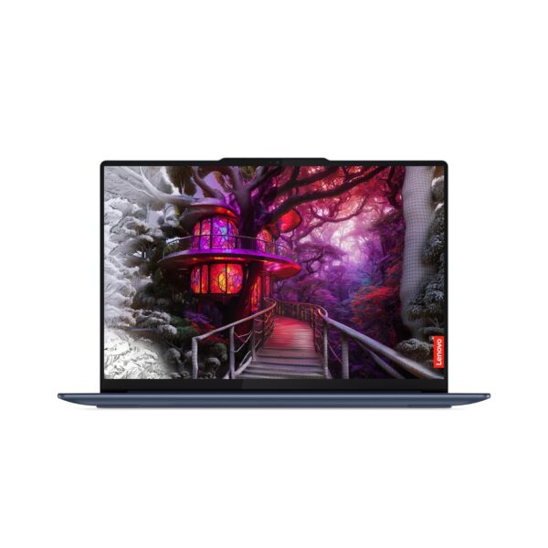 Lenovo Yoga Slim 7 14Q8X9 Thin & Light Laptop Snapdragon X Plus Touchscreen (32GB, 1TB SSD, Windows 11 Home, 14.5 inch 3K OLED Display, MS Office Home 2024, Cosmic Blue, 1.28 KG)