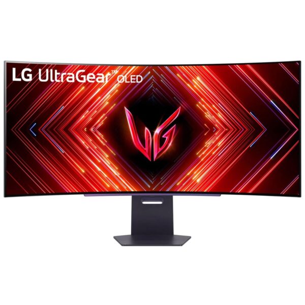 LG 45 inch 21:9 Ultragear™ OLED WQHD 800R Curved Gaming Monitor (3440 x 1440) 240Hz, 0.03ms, G-Sync Compatible, AMD FreeSync™, HDR™ True Black400, 1.5M:1 Contrast Ratio, Tilt,Height,Swivel, 45GS95QE