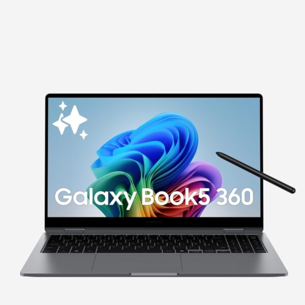 Samsung Galaxy Book5 360 | Intel Evo Core Ultra 7 256V | Built-in AI | 15.6" (39.6cm) Touchscreen 2-in-1 AMOLED 60Hz | 500 Nits (16GB/1TB SSD/Intel Arc/Win11/MSO'21/Gray/1.46kg) | S-Pen Included