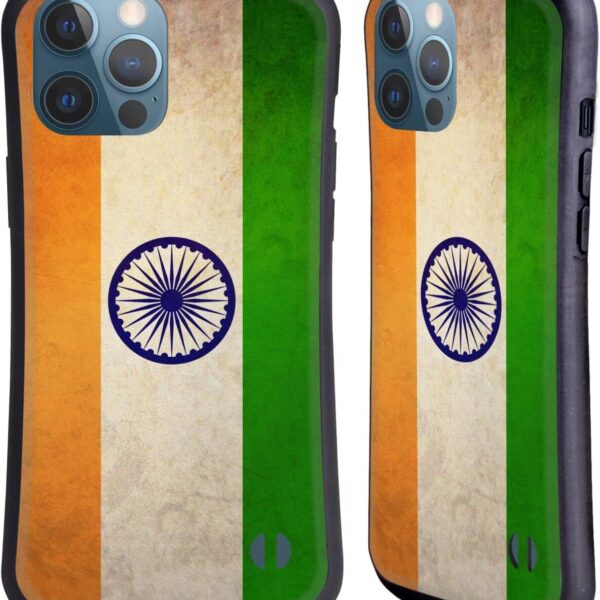 Head Case Designs India Indian Vintage Flags Hybrid Case Compatible with Apple iPhone 13 Pro Max
