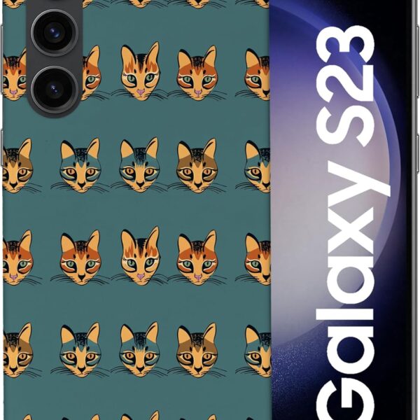 Cute Cyprus Kitten CAT Feline Pattern #A2#4 Polycarbonate Phone CASE Cover for Samsung Galaxy S23