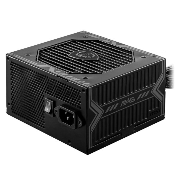 MSI MAG A550BN Gaming Power Supply Unit, 80 Plus Bronze Certified Power Supply, 550 Watt, 12V Single-Rail, DC-to-DC Circuit, 120mm Fan, 5-Year Limited Warranty