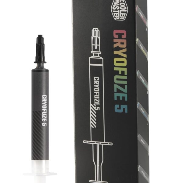 Cooler Master Cryofuze 5 Thermal Paste - for Processor, GPU, Console, Laptop | 12.6 W/m-K Thermal Conductivity | Excellent Performance | Easy to Apply | Non Corrosive (Cryofuze Violet)