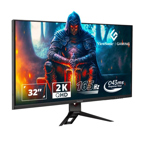 ViewSonic (from USA) - VX3219-2K-PRO-2 81.28 Cm (32") 165Hz IPS QHD 2K Monitor, Gaming LED, 0.4ms, HDR10 |AMD FreeSync Premium| Srgb 137% | Eye Care| Tilt | HDMI| DP