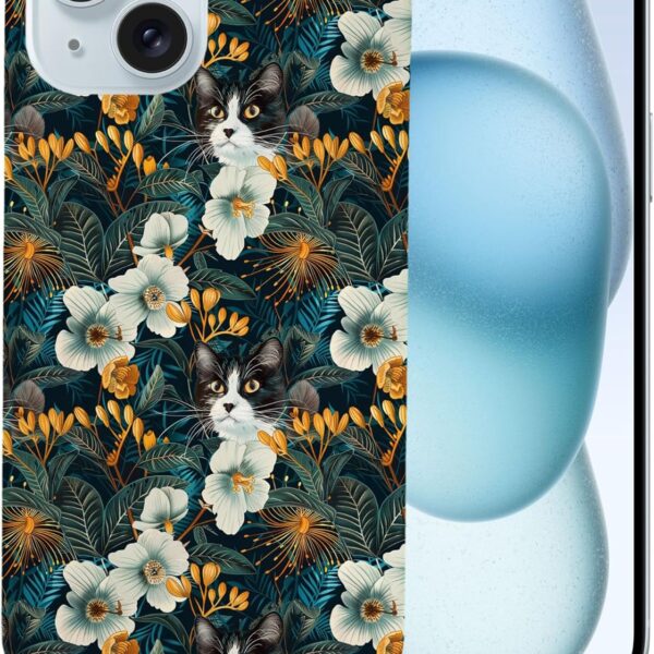 Cute Cyprus Kitten CAT Feline Pattern #A1#2 Polycarbonate Phone CASE Cover for Apple iPhone 15