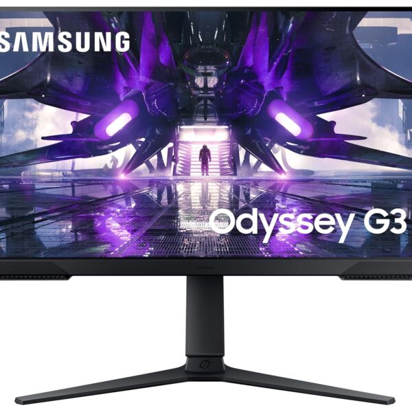 Samsung 27-Inch(68.4 cm) FHD Odyssey G3 Gaming, 165 Hz, 1ms Flat LED Monitor, 1920 X 1080 Pixels, Height Adjustable Stand, Bezel-Less, Eye-Saver, AMD Freesync Premium (LS27AG322NWXXL, Black)