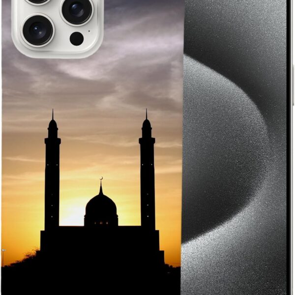 TAJ Mahal Jewel Muslim Art India Phone CASE Cover for Apple iPhone 15 PRO MAX Multicolor