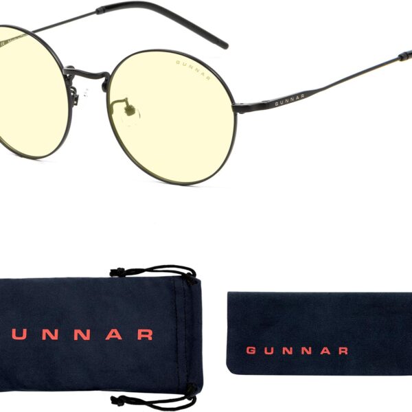 GUNNAR - Premium Gaming & Computer Blue Light Blocking Glasses for Men & Women - Digital Eye Strain Protection - Ellipse