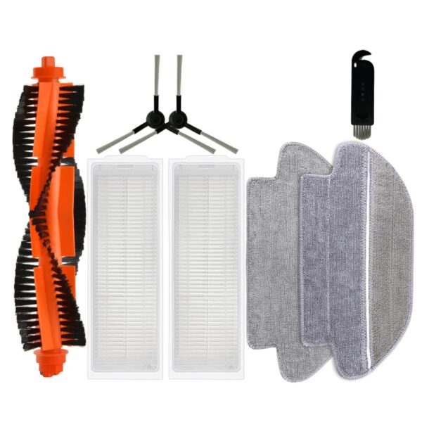 Reverbo Replenishment Kit | Replacement Parts | Accessories Compatible With Mi Robotic Vacuum-Mop P (With 1 Full Wet and 1 Semi Wet Mop Cloth) (Cleaning Tool), Standard