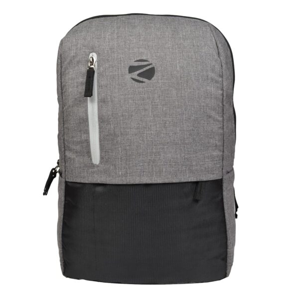 ZEBRONICS TECHSHIELD X4 with 2 Compartment Laptop Backpacks Fit Up to 15.6-inch Laptop Polyester Fabric College, Office Work and Mini Business Trip Travel Bags (Grey)