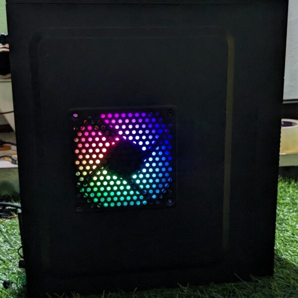 TrakinPC Desktop CPU Computer PC Tower Core i3 (4GB RAM & 128GB SSD Storage 1 RGB Gaming Cooling Fan) Pre Installed win10pro OS Pre Build PC Black
