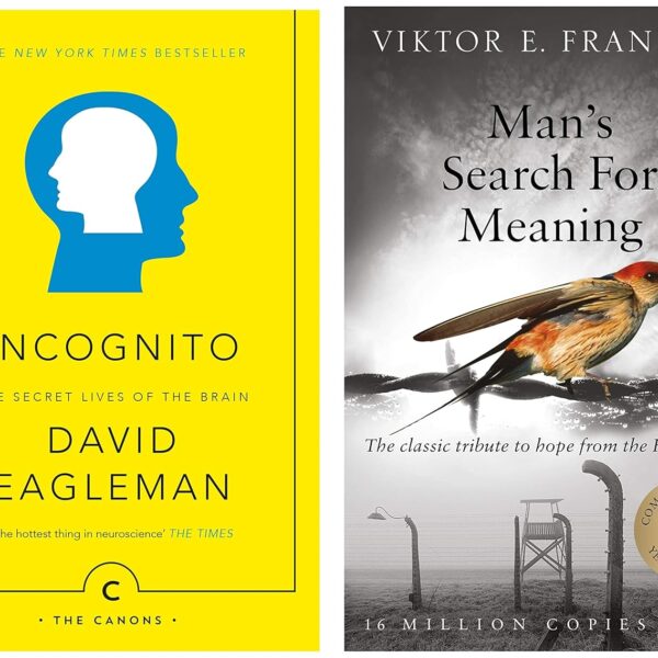 Incognito: The Secret Lives of The Brain (Canons) & Man's Search For Meaning: The classic tribute to hope from the Holocaust