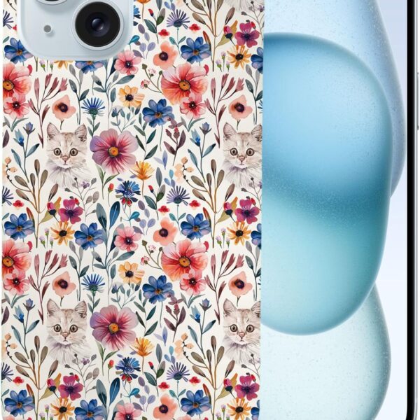 Cute Cyprus Kitten CAT Feline Pattern #A1#4 Polycarbonate Phone CASE Cover for Apple iPhone 15