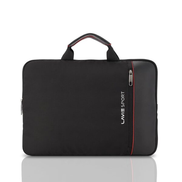 Lavie Sport 1.5 Compartment Business Pro Unisex Laptop Slim Sleeve (Black)