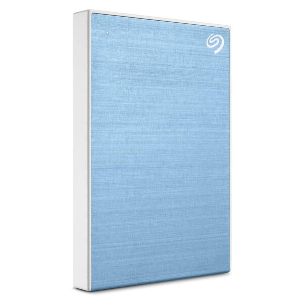 Seagate One Touch 1TB External HDD with Password Protection – Light Blue, for Windows and Mac, with 3 yr Data Recovery Services, and 6 Months Mylio Create Plan and Dropbox Backup Plan (STKY1000402)