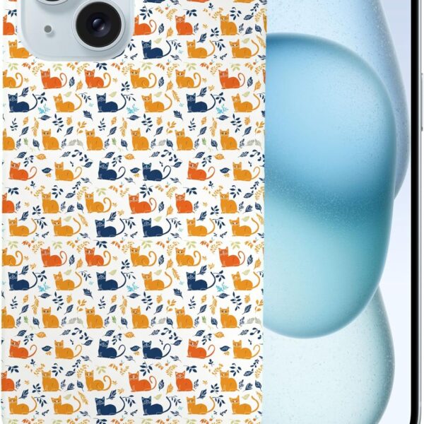 Cute Cyprus Kitten CAT Feline Pattern #A2#3 Polycarbonate Phone CASE Cover for Apple iPhone 15