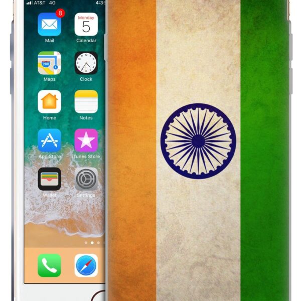 Head Case Designs India Indian Vintage Flags Soft Gel Case Compatible with Apple iPhone 7/8 / SE 2020 & 2022