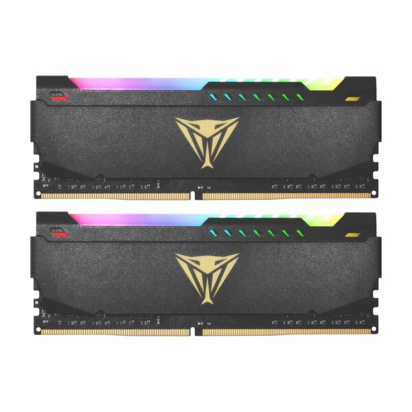 Patriot Memory Viper Steel RGB DDR4 RAM 32GB (2X16GB) 3200MHz CL16 UDIMM Desktop Gaming Memory Kit PVSR432G320C6K