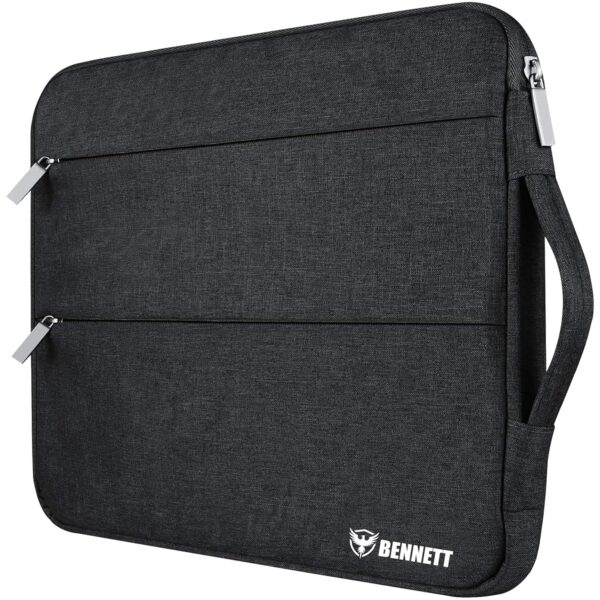 KBBRD Bennett Nylon Drax Laptops,Tablets Laptop Bag Sleeve Case Cover Pouch For 13.3 Inches Laptop Apple/Dell/Lenovo/Asus/Hp/Samsung/Mi/Macbook/Ultrabook/Thinkpad/Ideapad/Surfacepro Grey (Drax Sleeve)